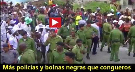 mas policias que congueros Santiago de Cuba